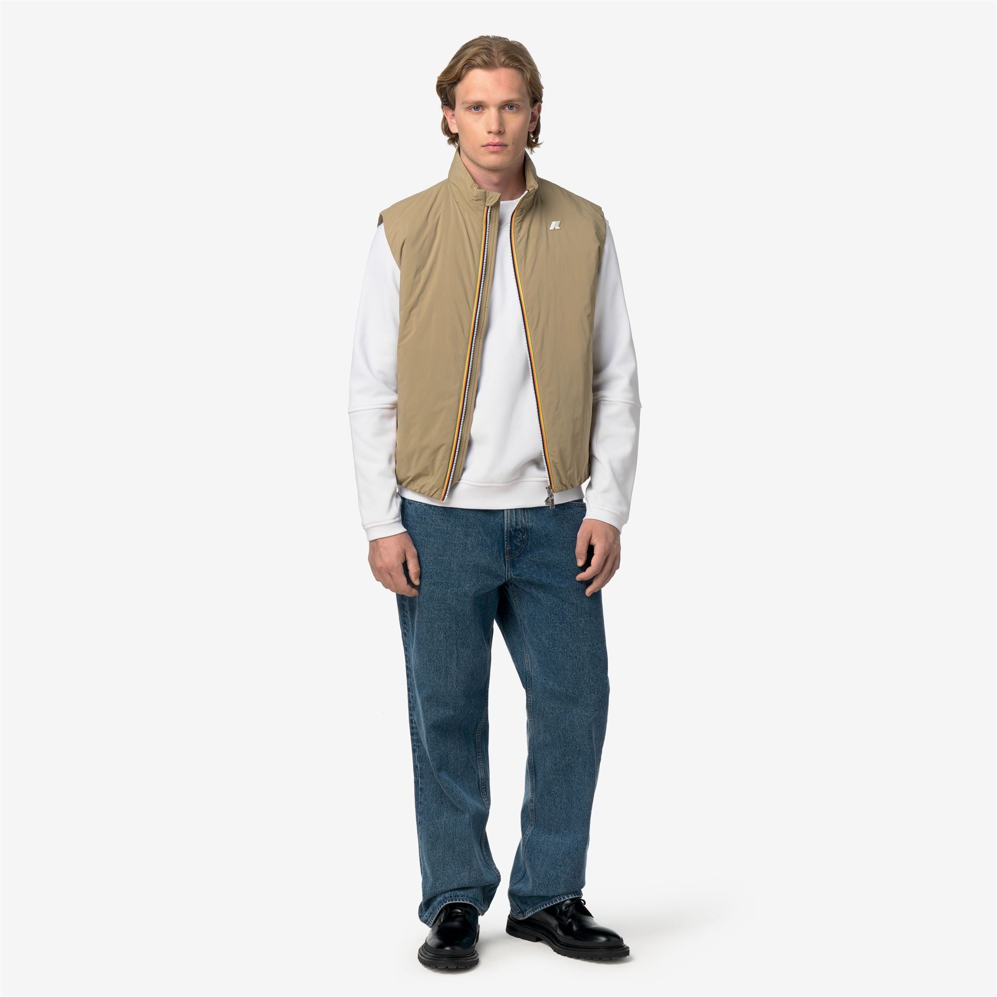Jackets_Man_VALEN PLAIN WARM_Vest_Beige Khaki - Commercial 7