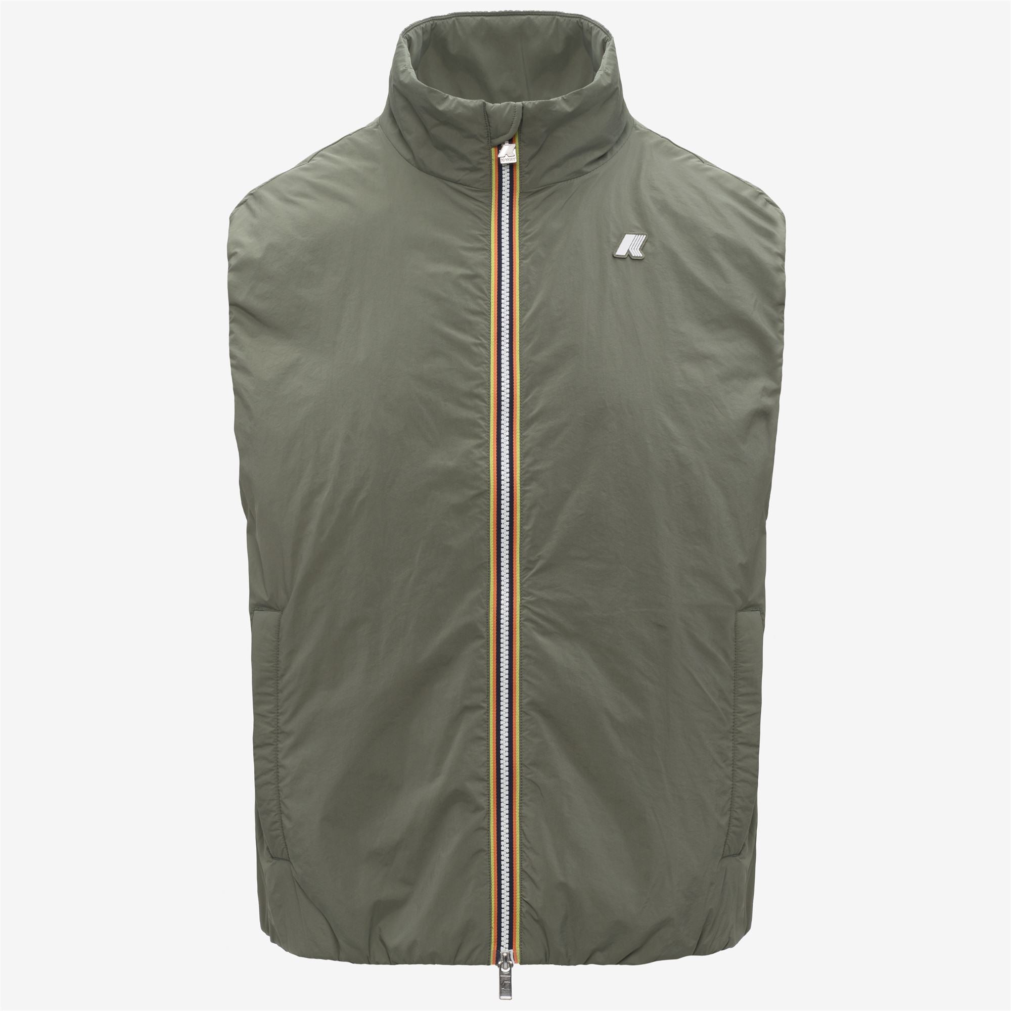 Jackets_Man_VALEN PLAIN WARM_Vest_Green Lichen - Commercial 1