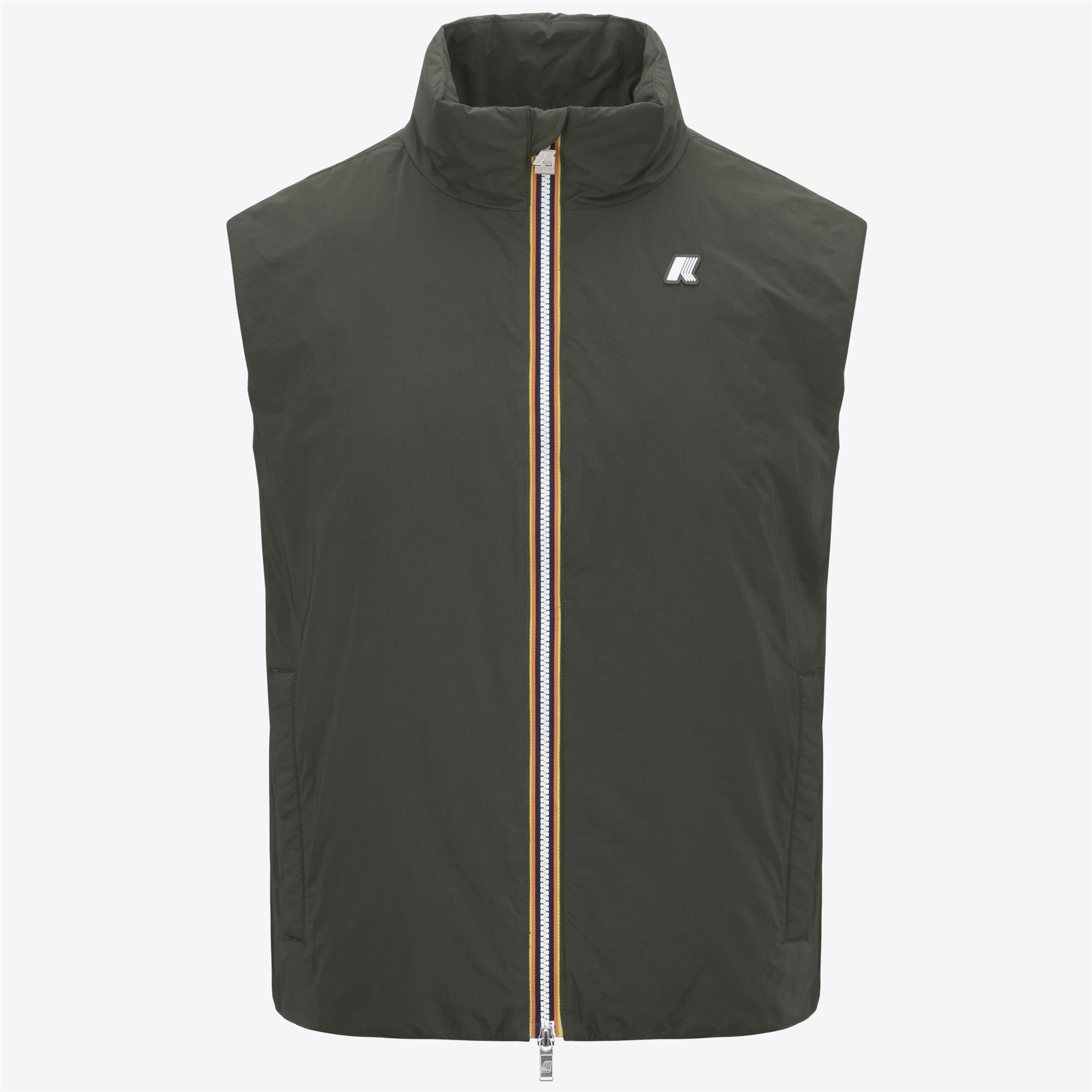 Jackets_MAN_VALEN PLAIN WARM_Vest_GREEN BLACKISH - Commercial 1