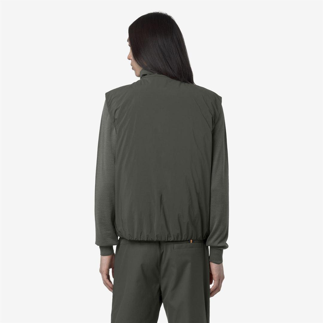 VALEN PLAIN WARM - Jackets - Vest - MAN - GREEN BLACKISH