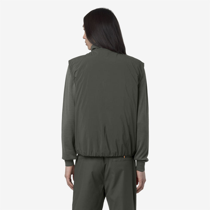 VALEN PLAIN WARM - Jackets - Vest - MAN - GREEN BLACKISH