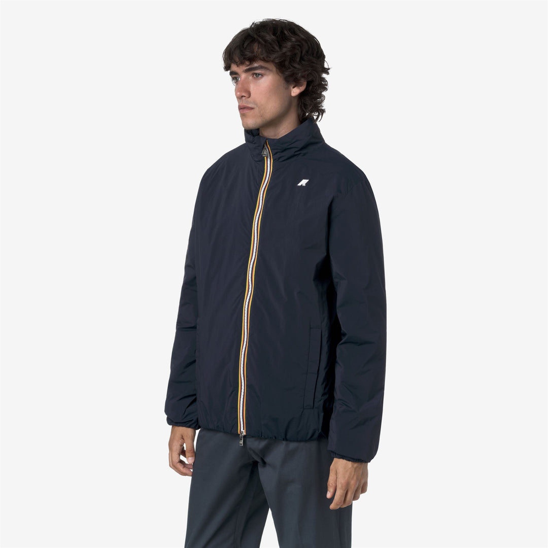 Jackets_MAN_VALENTINE PLAIN WARM_Short_Blue Depth - Detail
