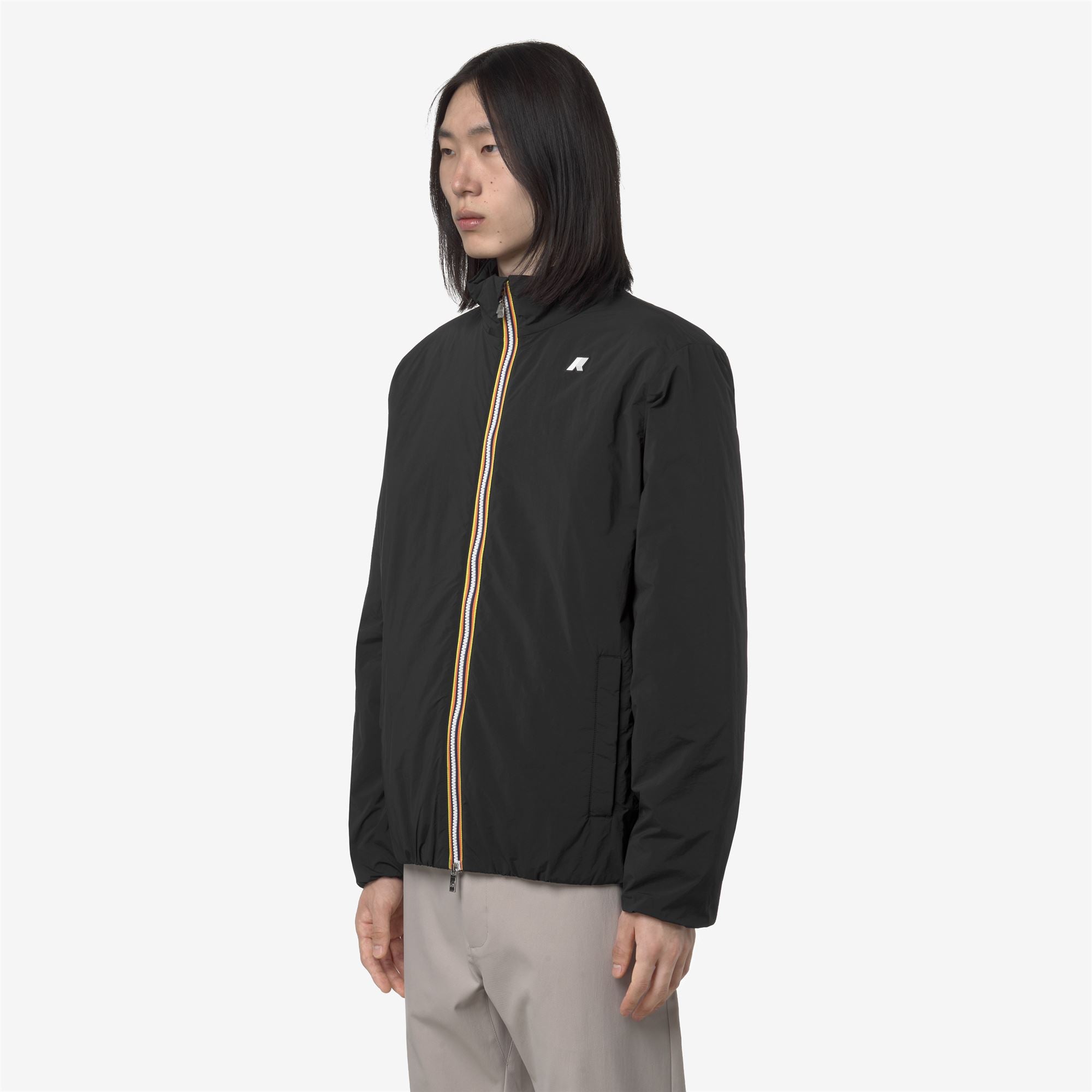 Jackets_MAN_VALENTINE PLAIN WARM_Short_Black Pure - Black Pure - Commercial 5