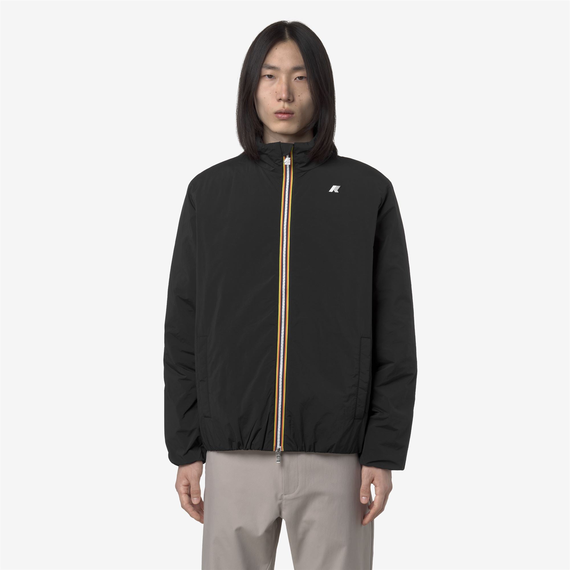 Jackets_MAN_VALENTINE PLAIN WARM_Short_Black Pure - Black Pure - Commercial 4