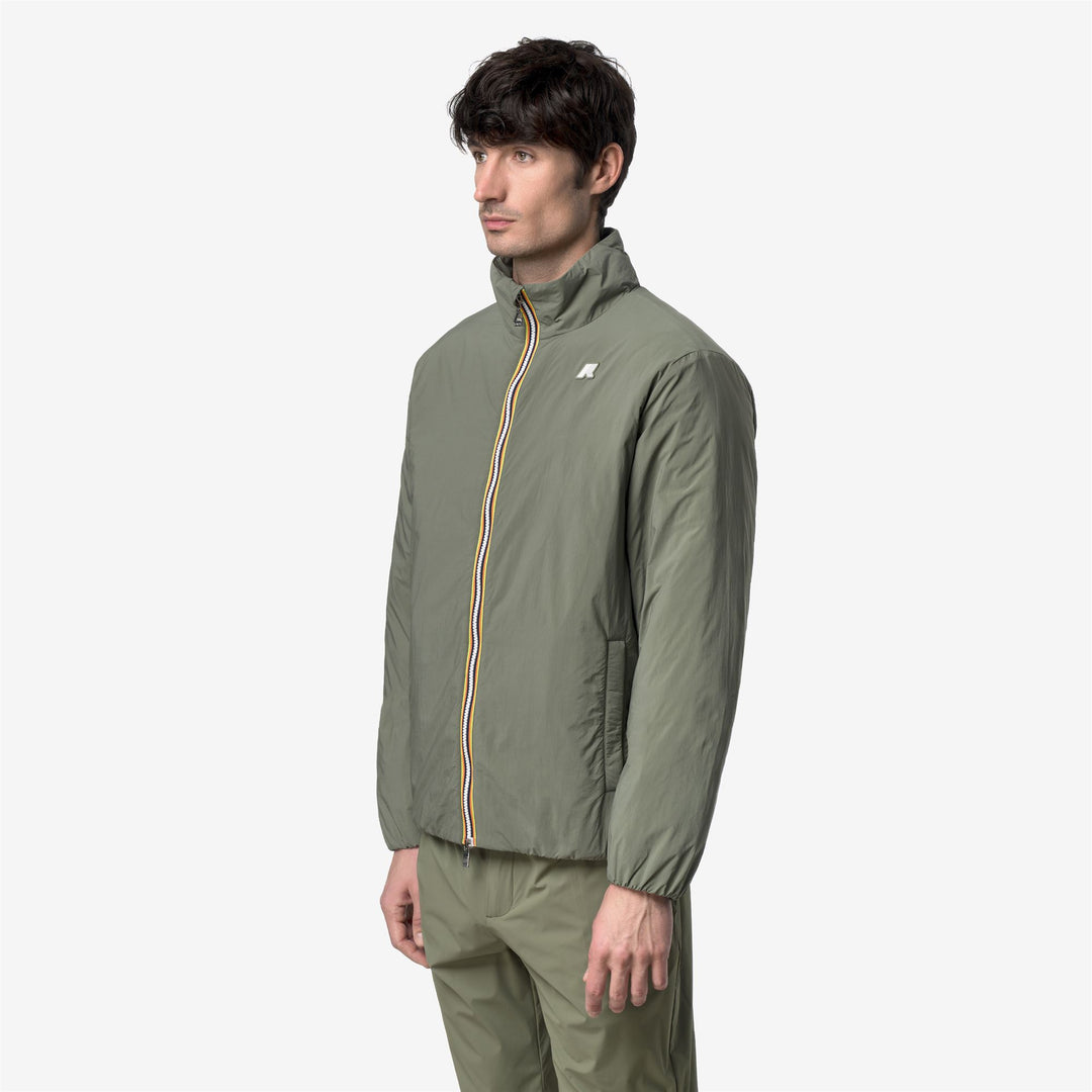 Jackets_Man_VALENTINE PLAIN WARM_Short_Green Lichen - Detail