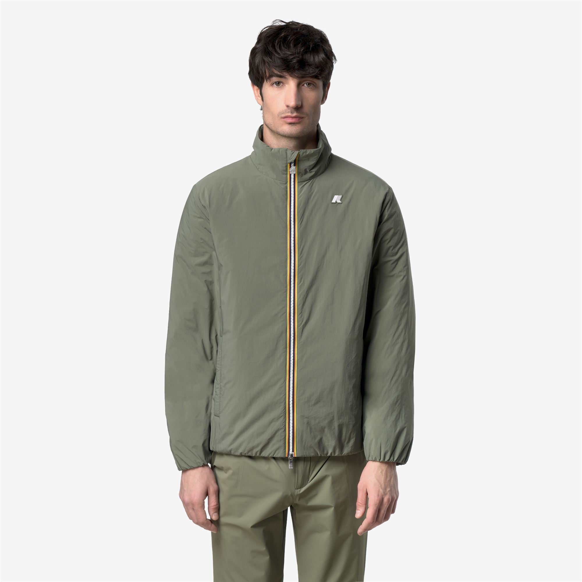 Jackets_Man_VALENTINE PLAIN WARM_Short_Green Lichen - Commercial 4