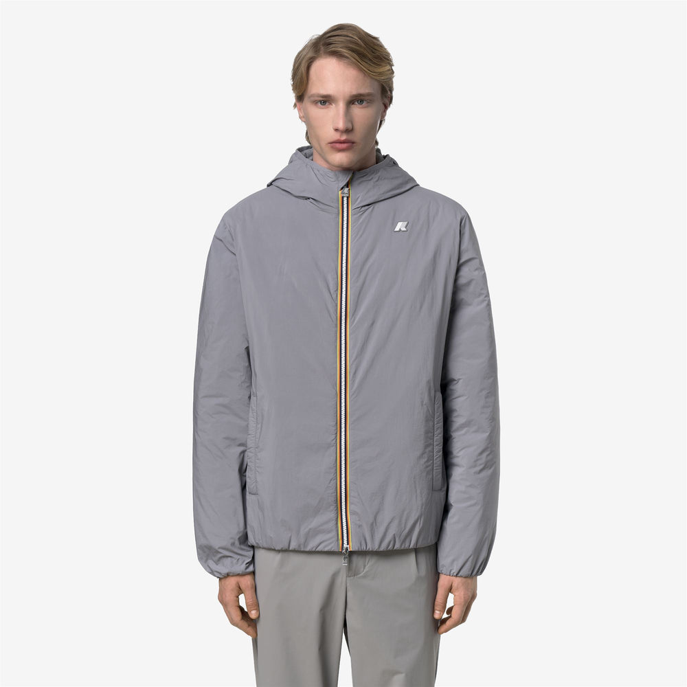 Jackets_Man_JACK PLAIN WARM_Short_Grey Frost - DressedBack