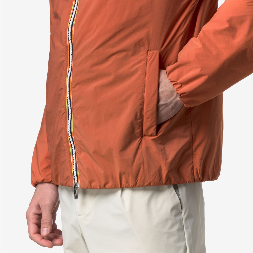 Jackets_Man_JACK PLAIN WARM_Short_Orange Brownish - DetailDouble