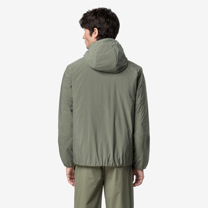 Jackets_Man_JACK PLAIN WARM_Short_Green Lichen - DressedFrontDouble