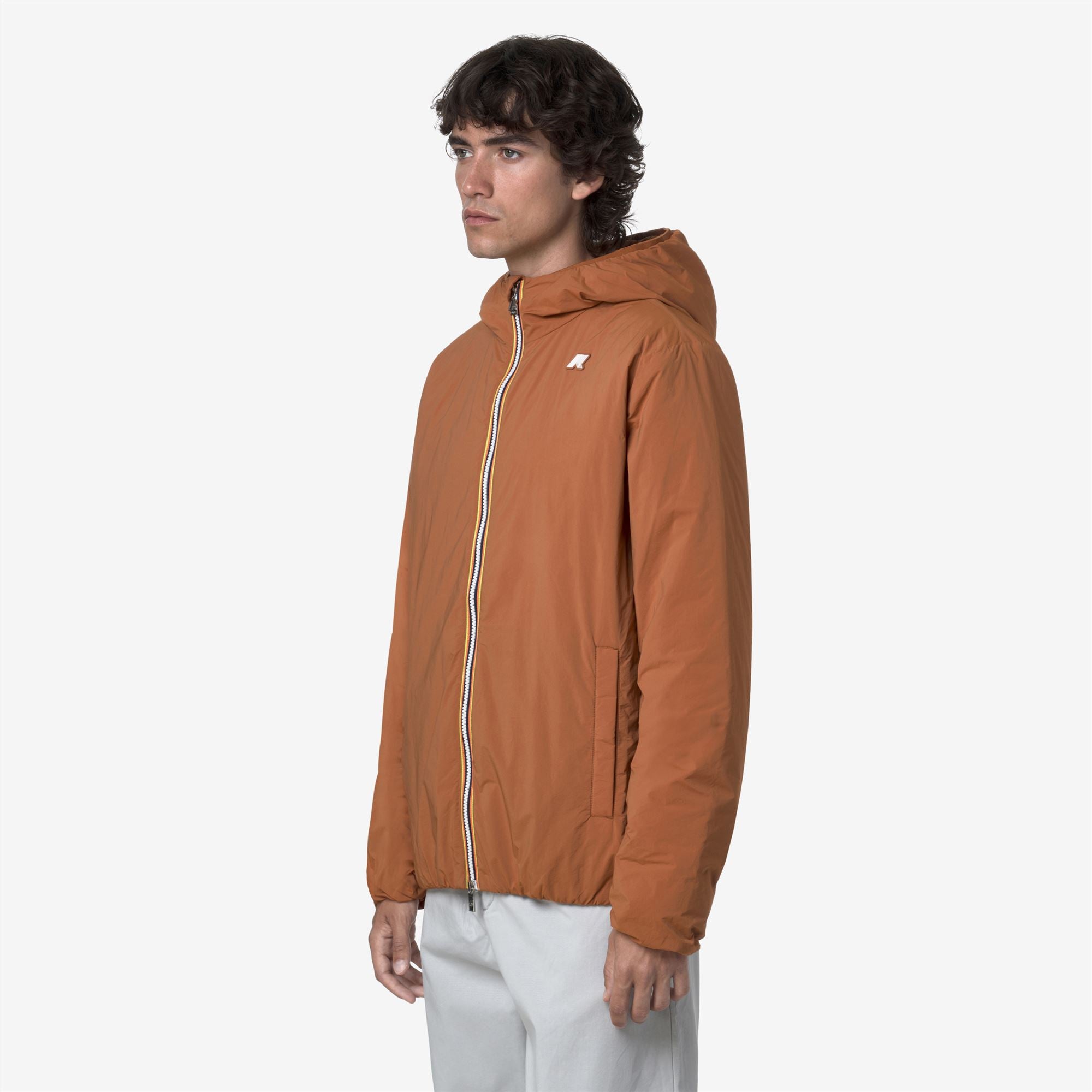 Jackets_MAN_JACK PLAIN WARM_Short_Orange Adobe - Commercial 5