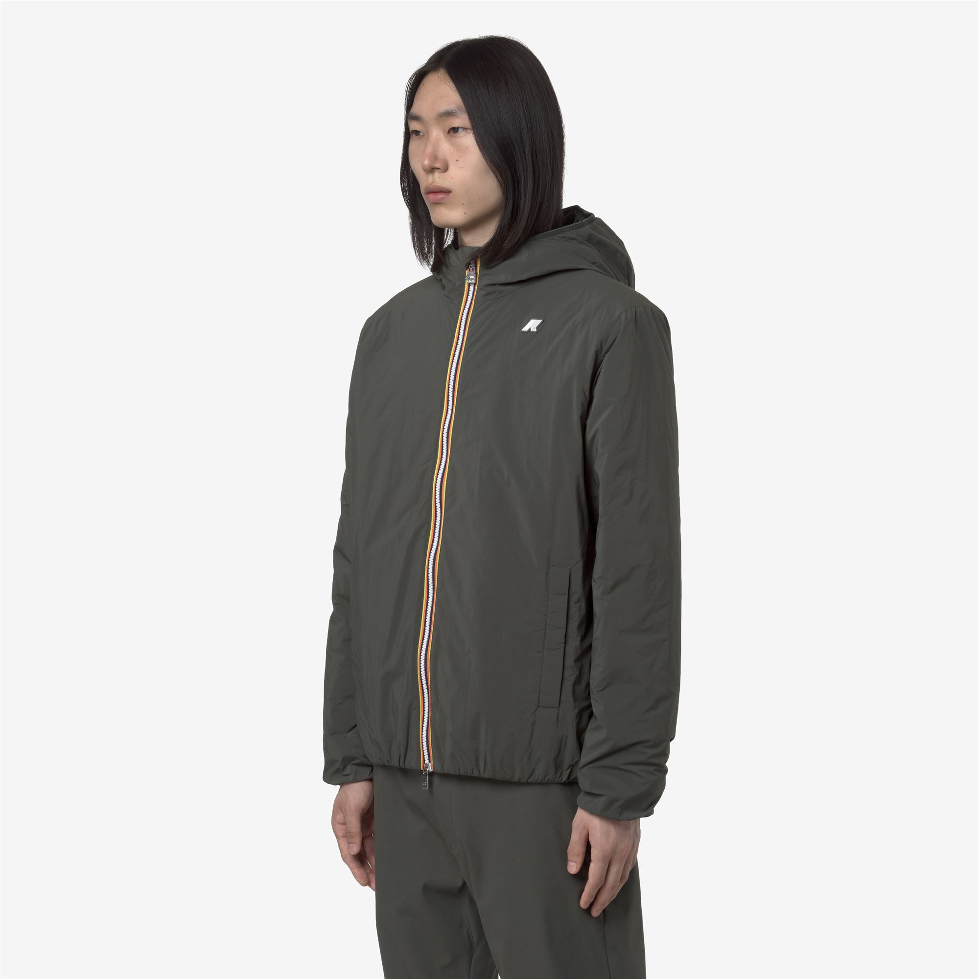 Jackets_MAN_JACK PLAIN WARM_Short_GREEN BLACKISH - Commercial 5