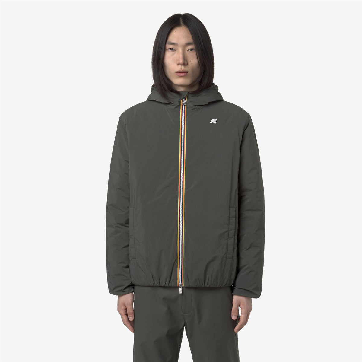 Jackets_MAN_JACK PLAIN WARM_Short_GREEN BLACKISH - Commercial 4