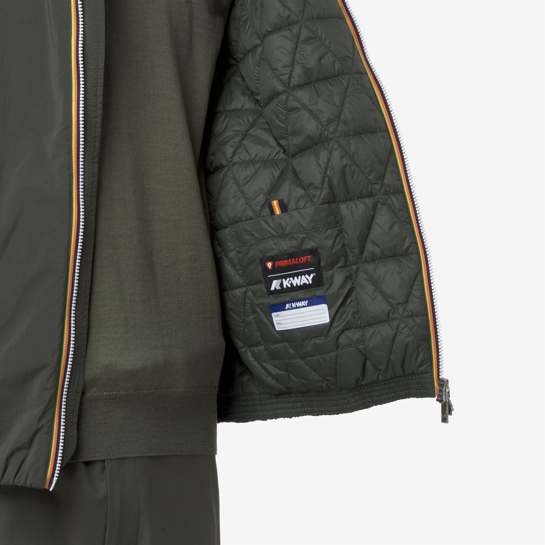 JACK PLAIN WARM - Jackets - Short - MAN - GREEN BLACKISH