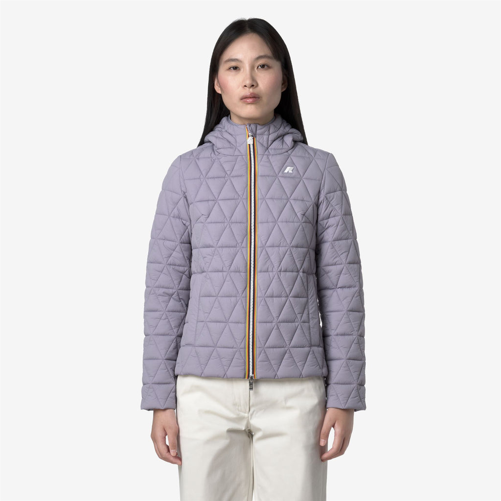 Jackets_WOMAN_LIL DIAMOND QUILTED WARM_Short_Violet Lavender - Commercial 4