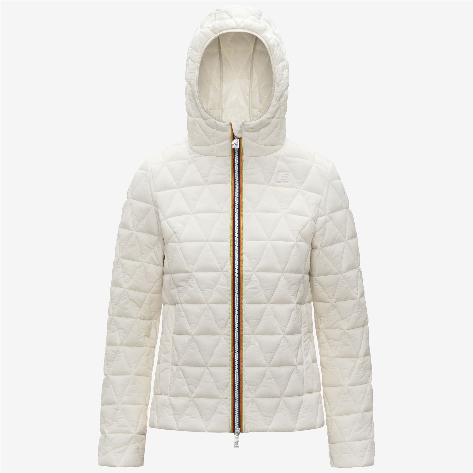 Jackets_WOMAN_LIL DIAMOND QUILTED WARM_Short_White Gardenia - Commercial 1