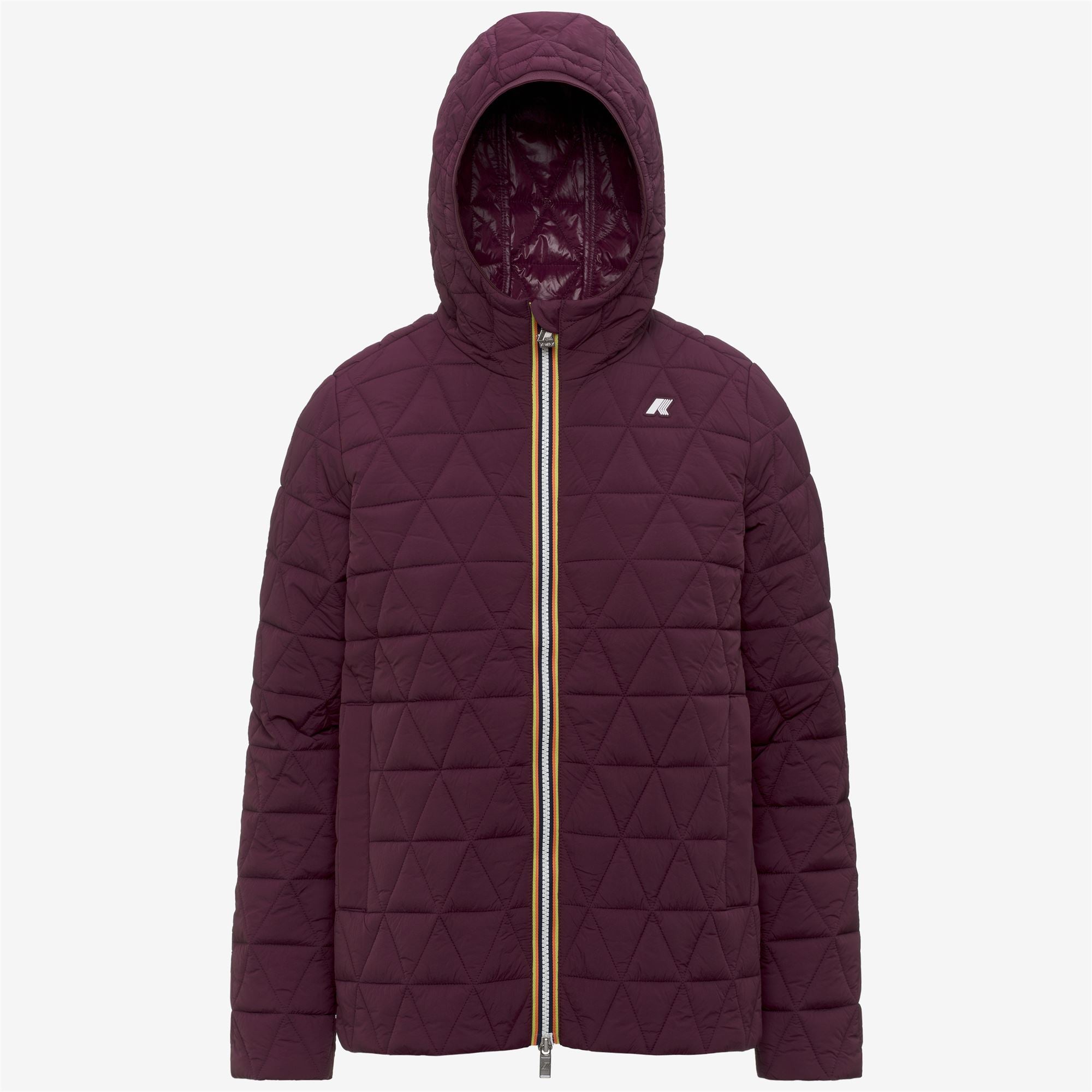Jackets_Woman_MADLAINE DIAMOND QUILTED WARM_Short_Violet Mauve Wine - Commercial 1