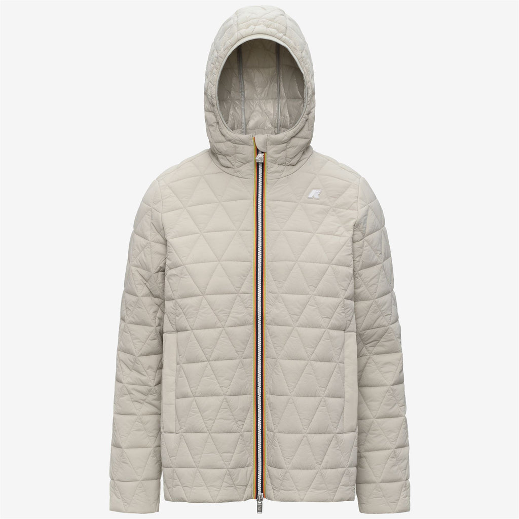 Jackets_Woman_MADLAINE DIAMOND QUILTED WARM_Short_BEIGE LT - Commercial 1