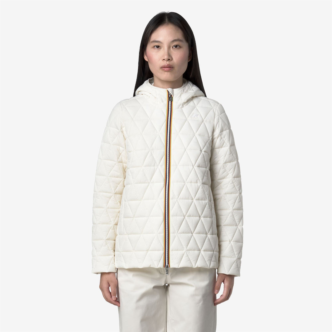 MADLAINE DIAMOND QUILTED WARM - Jackets - Short - WOMAN - White Gardenia