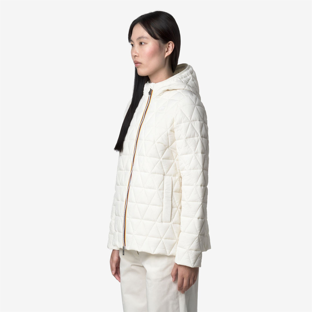 MADLAINE DIAMOND QUILTED WARM - Jackets - Short - WOMAN - White Gardenia