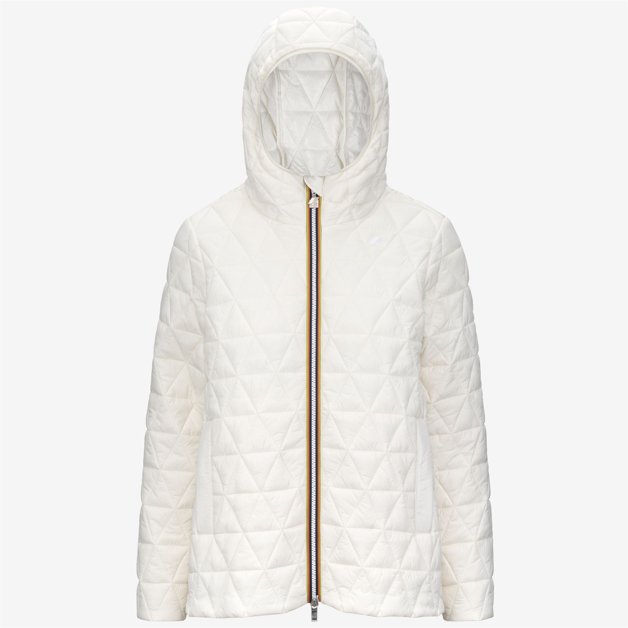 Jackets_WOMAN_MADLAINE DIAMOND QUILTED WARM_Short_White Gardenia - Commercial 1