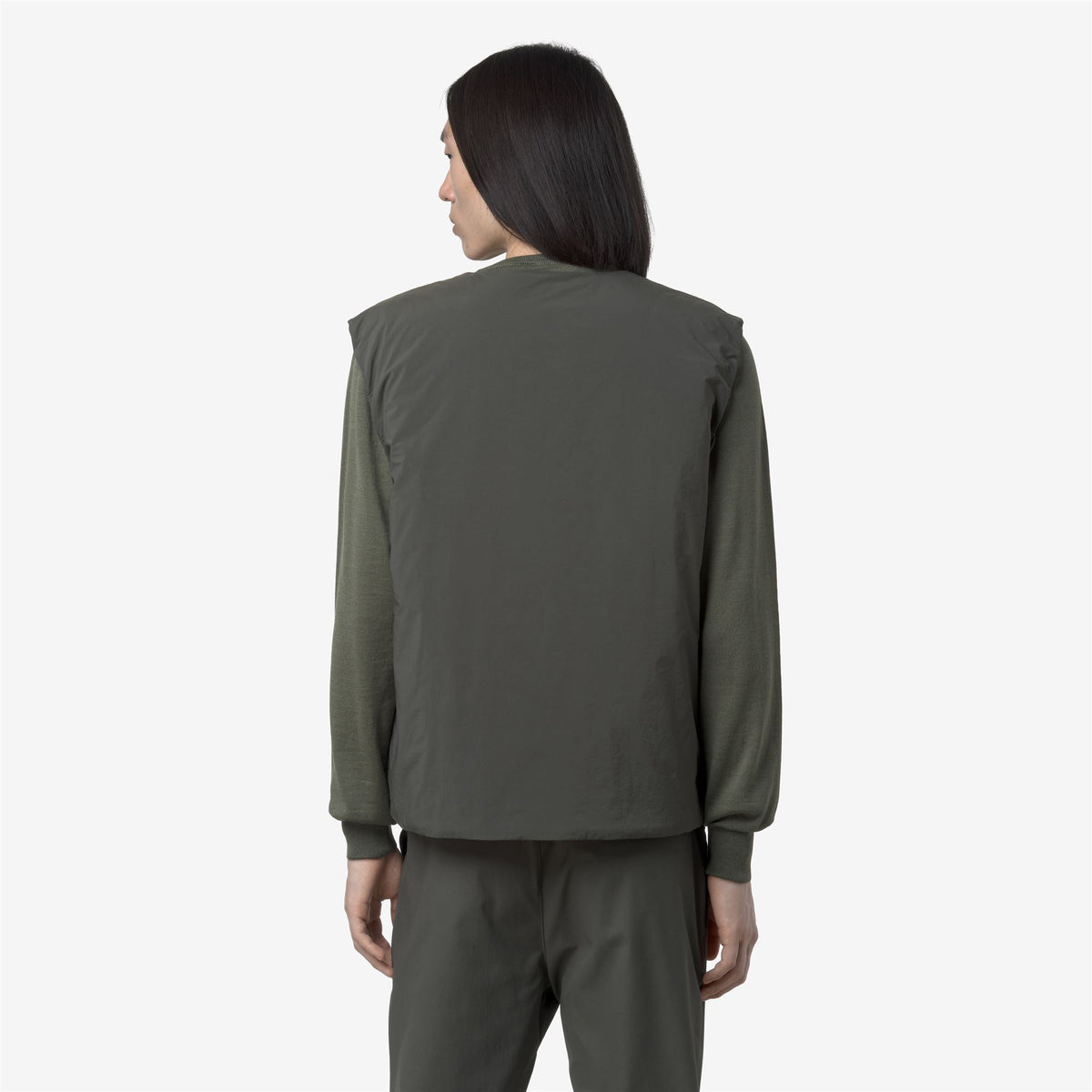 Jackets_MAN_VALTY PLAIN WARM_Vest_GREEN BLACKISH - Commercial 6