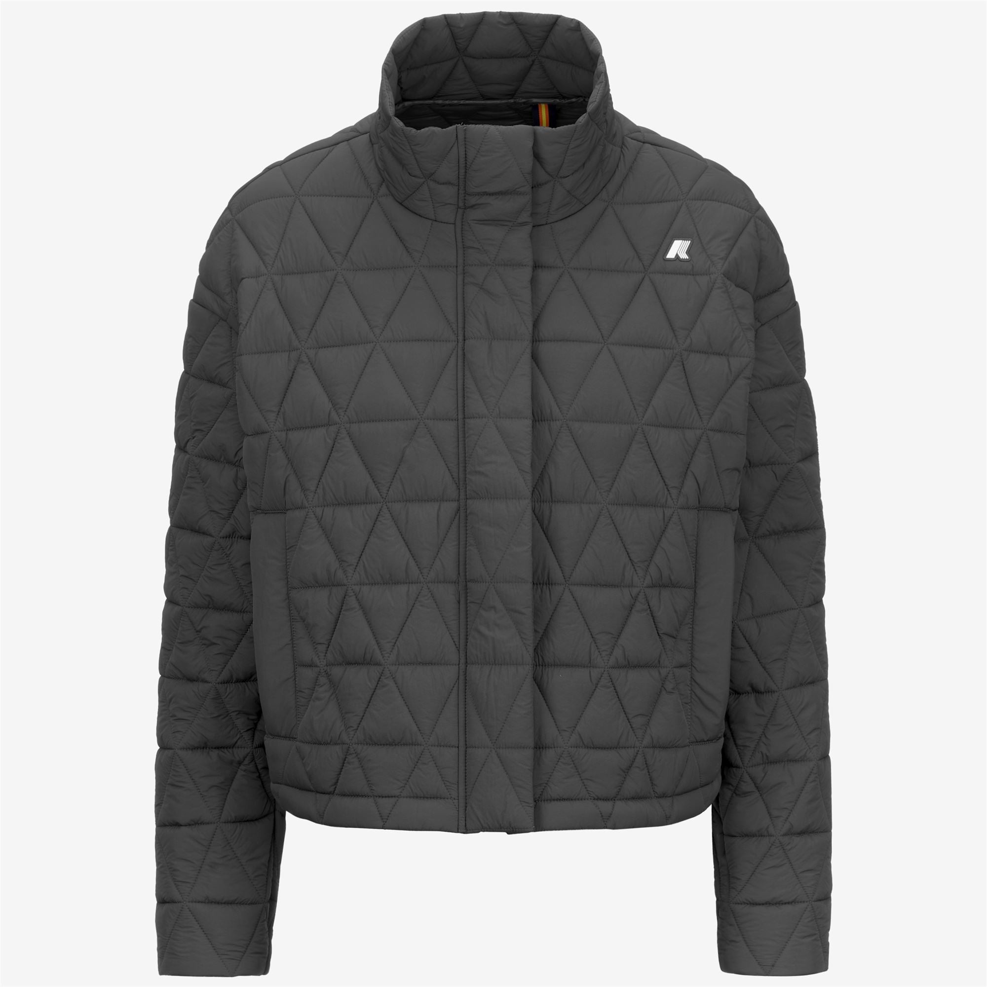 Jackets_WOMAN_SABRINA DIAMOND QUILTED WARM_Short_Grey Shadow Dk - Commercial 1