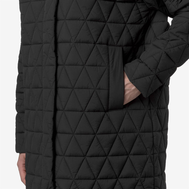 SONJA DIAMOND QUILTED WARM - Jackets - Long - WOMAN - Black Pure