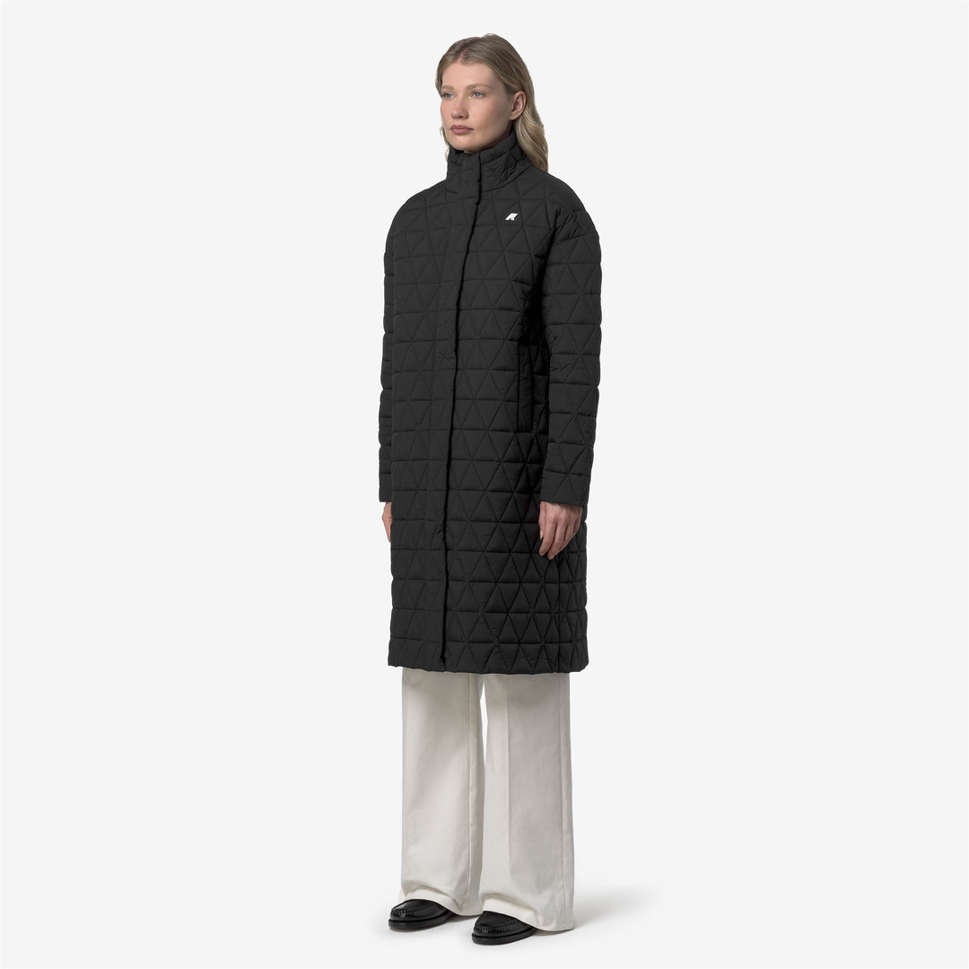 SONJA DIAMOND QUILTED WARM - Jackets - Long - WOMAN - Black Pure