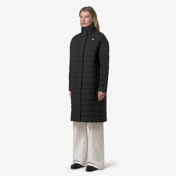 SONJA DIAMOND QUILTED WARM - Jackets - Long - WOMAN - Black Pure