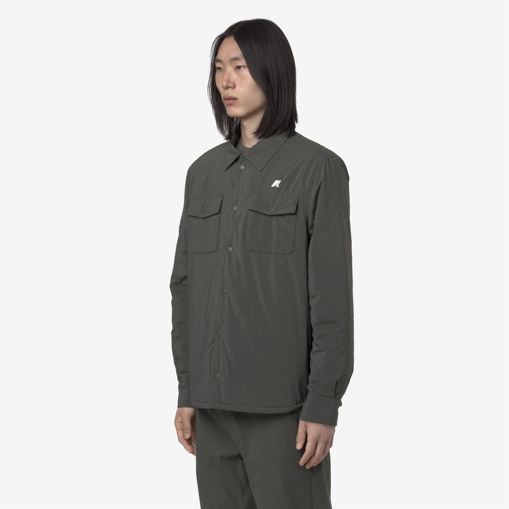 Jackets_MAN_UMBERT PLAIN WARM_Short_GREEN BLACKISH - Detail