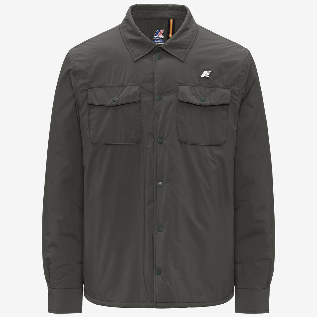 Jackets_MAN_UMBERT PLAIN WARM_Short_GREEN BLACKISH - Commercial 1