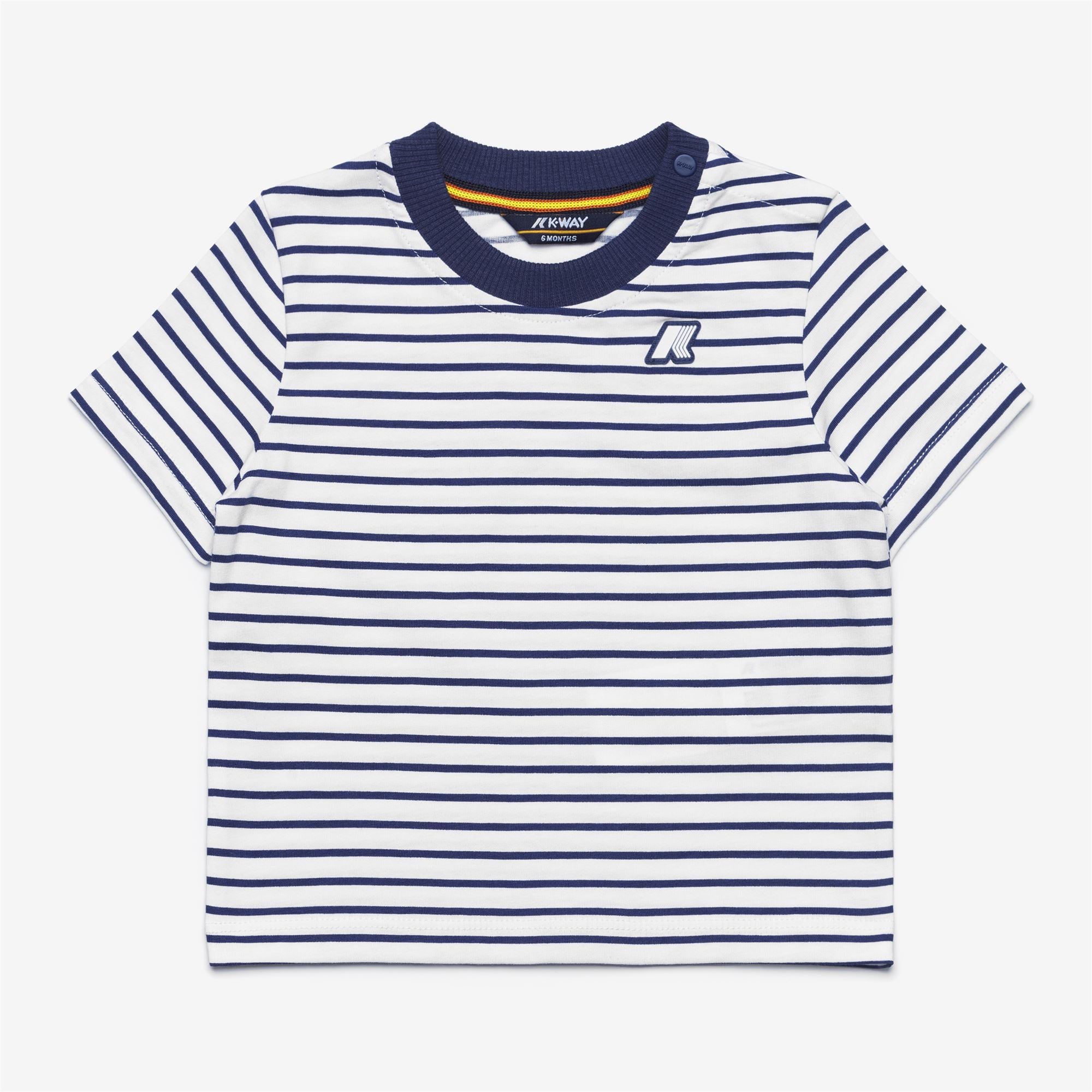 Sets_KID UNISEX_E. PETE SET STRIPES JERSEY_Shorts / T-Shirt_White - Blue Deep Cobalt - Commercial 3