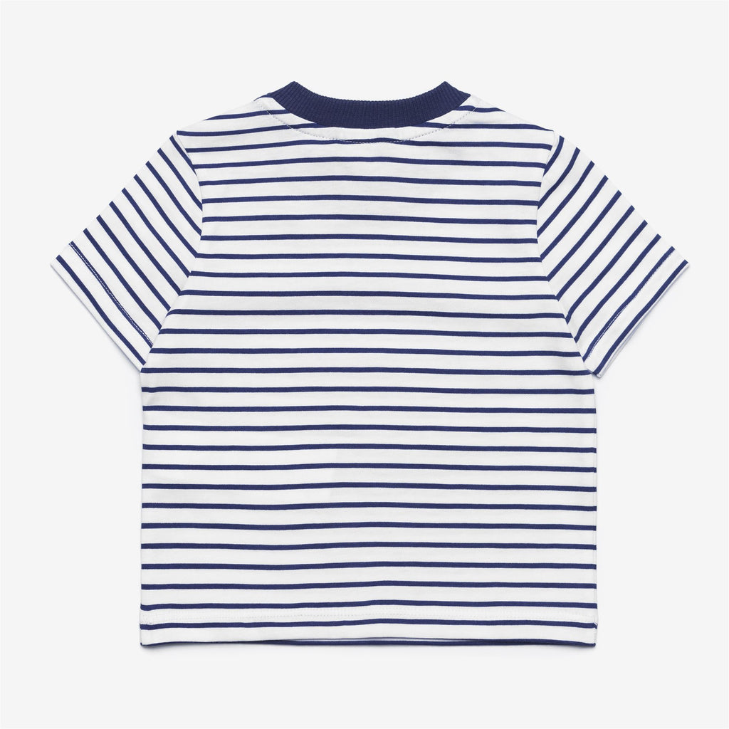 Sets_KID UNISEX_E. PETE SET STRIPES JERSEY_Shorts / T-Shirt_White - Blue Deep Cobalt - Commercial 4