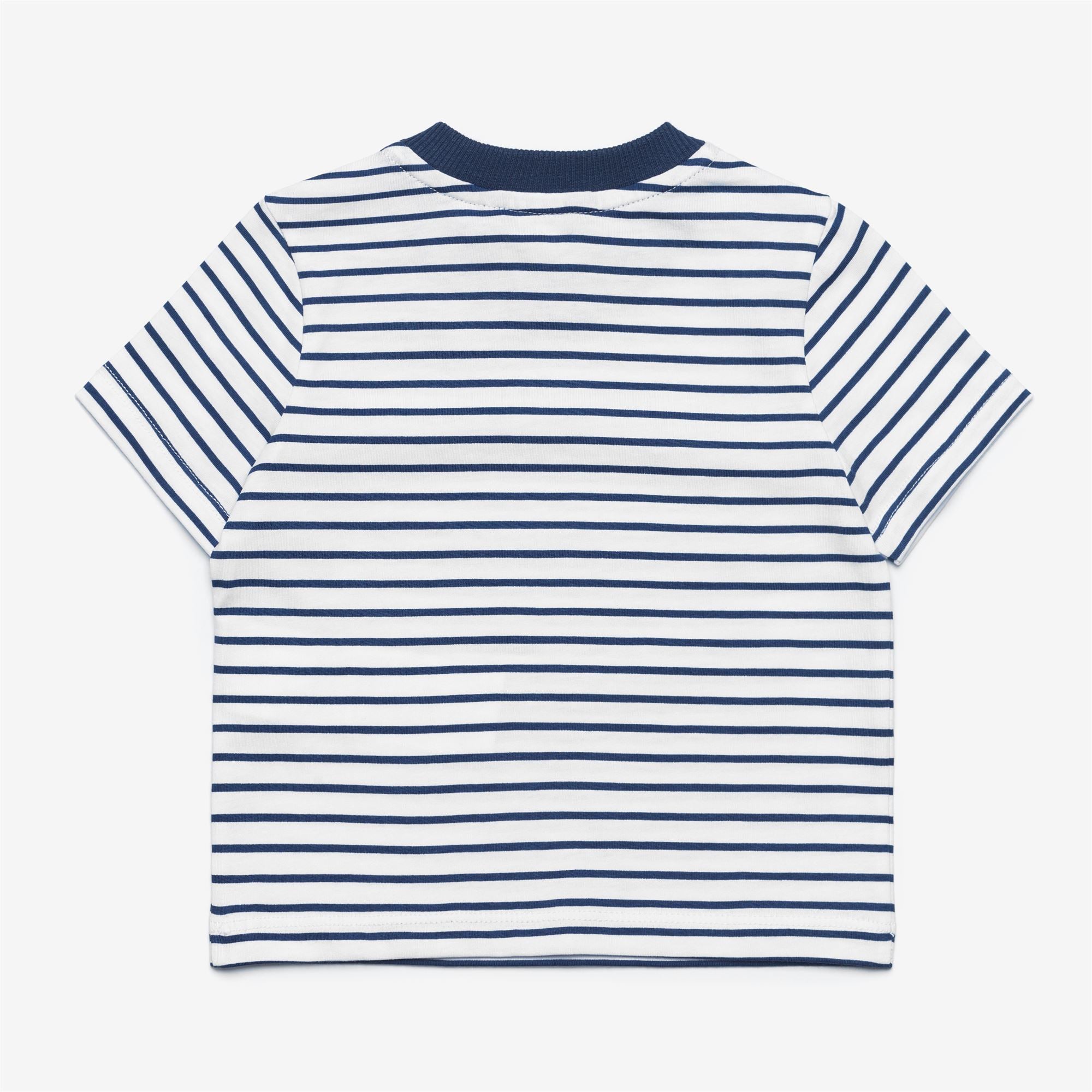 Sets_Kid unisex_E. PETE SET STRIPES JERSEY_Shorts / T-Shirt_White - Blue Insignia - Commercial 3