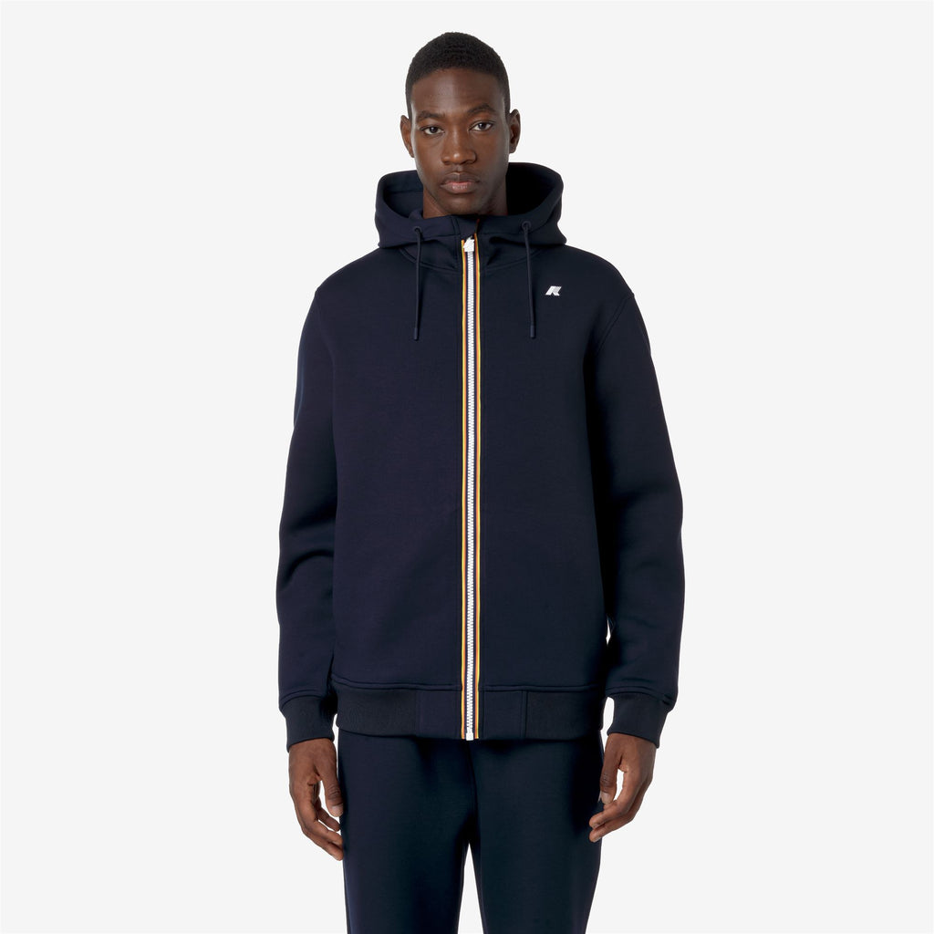 Fleece_MAN_RAINER SPACER_Jacket_Blue Depth - Commercial 4