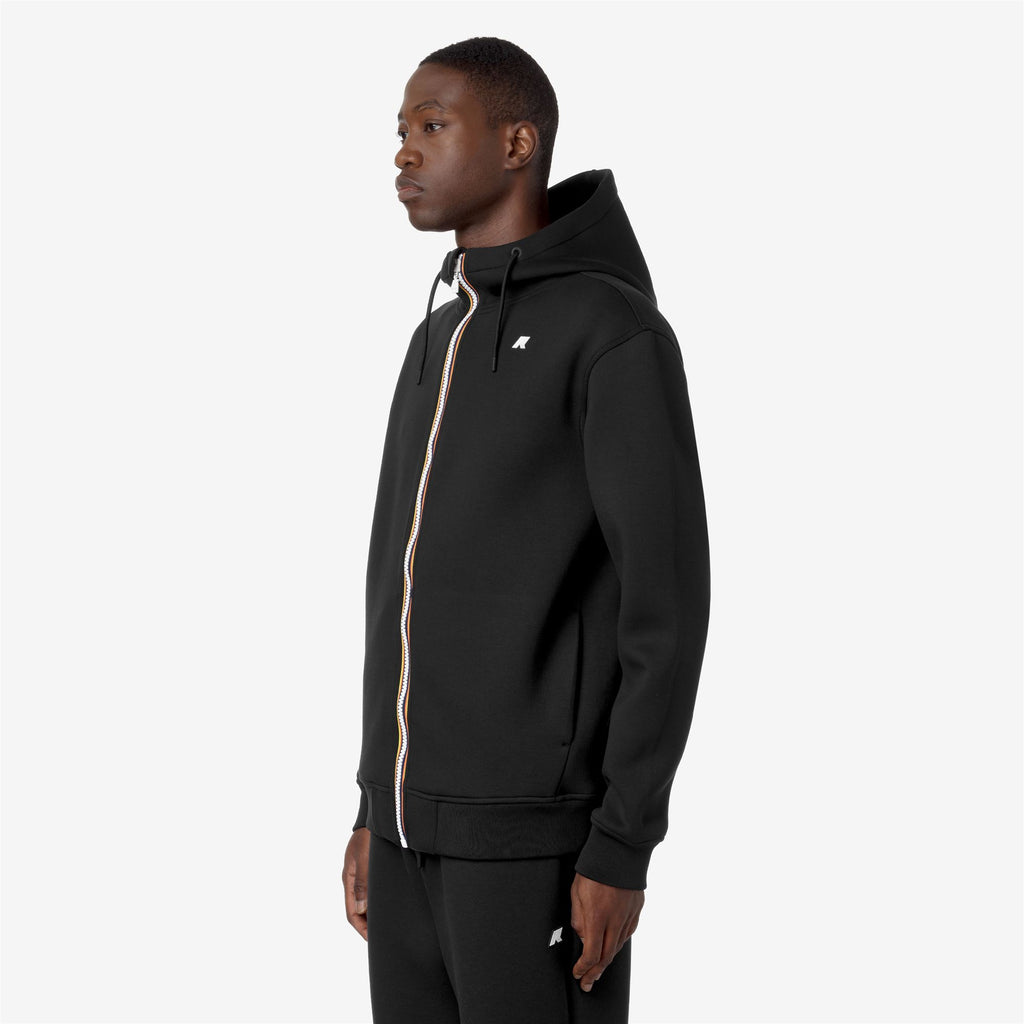 Fleece_MAN_RAINER SPACER_Jacket_Black Pure - Commercial 5