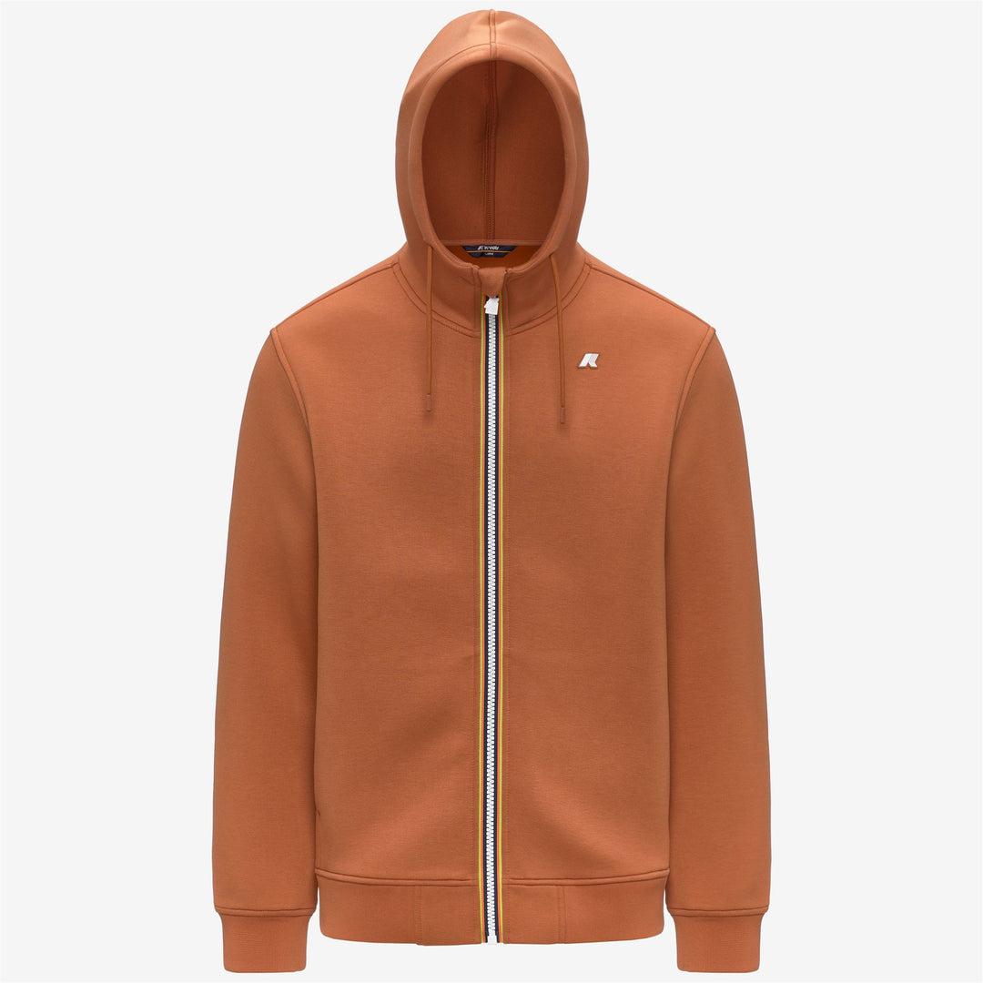 Fleece_MAN_RAINER SPACER_Jacket_Orange Adobe - Photo