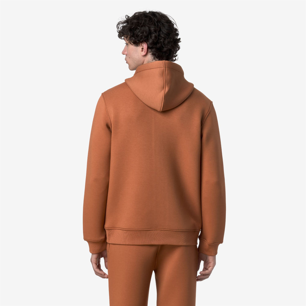 Fleece_MAN_RAINER SPACER_Jacket_Orange Adobe - Commercial 6