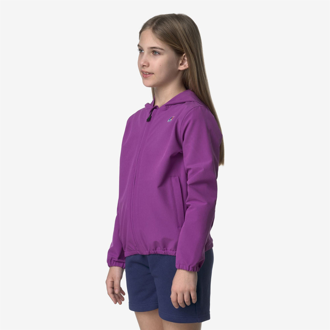 P. LE VRAI GARETH - Fleece - Jacket - KID UNISEX - VIOLET
