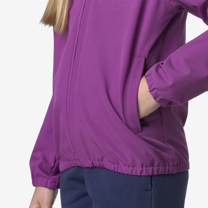 P. LE VRAI GARETH - Fleece - Jacket - KID UNISEX - VIOLET