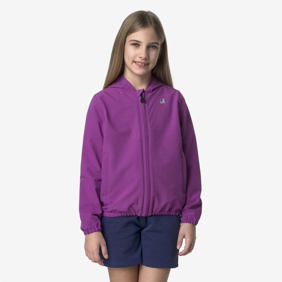 P. LE VRAI GARETH - Fleece - Jacket - KID UNISEX - VIOLET
