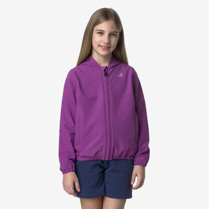 P. LE VRAI GARETH - Fleece - Jacket - KID UNISEX - VIOLET