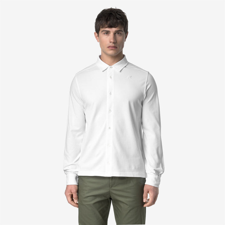 TIMOTHEE PIQUE - Shirts - CLASSIC - MAN - WHITE
