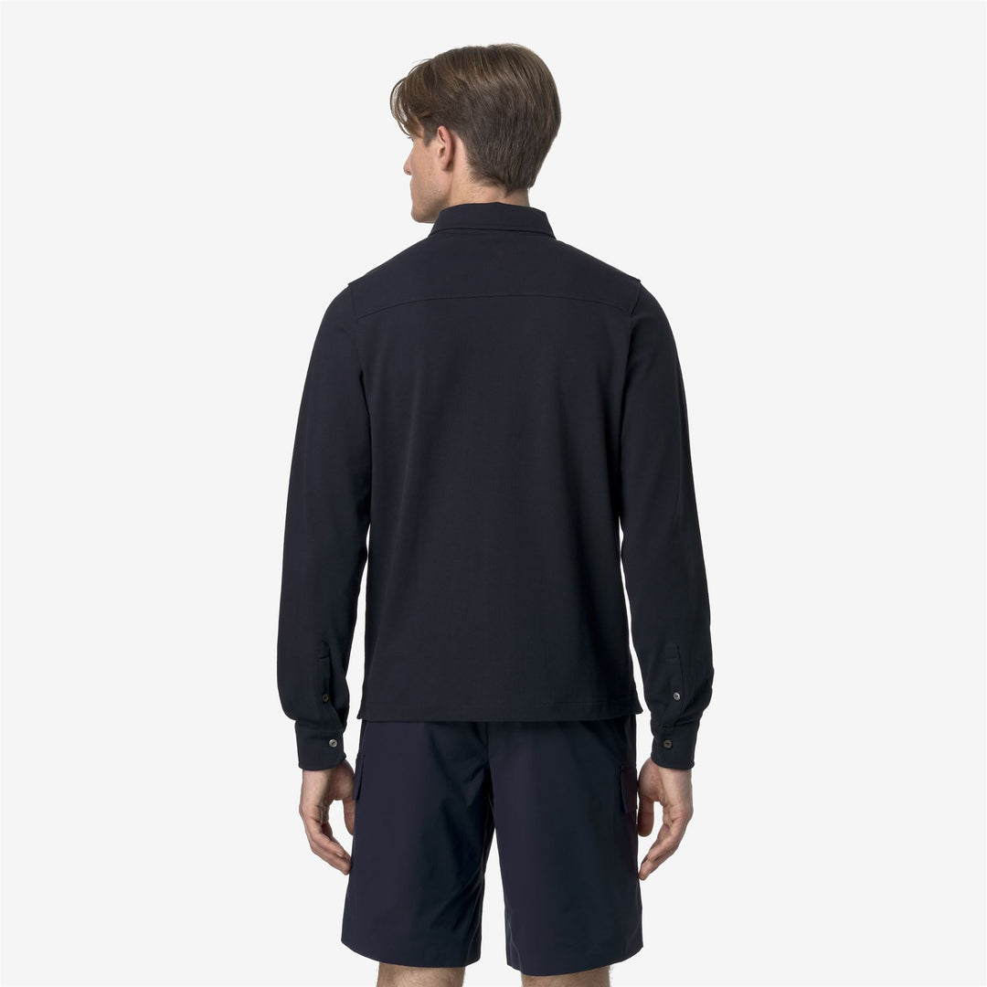 TIMOTHEE PIQUE - Shirts - CLASSIC - MAN - BLUE DEPTH