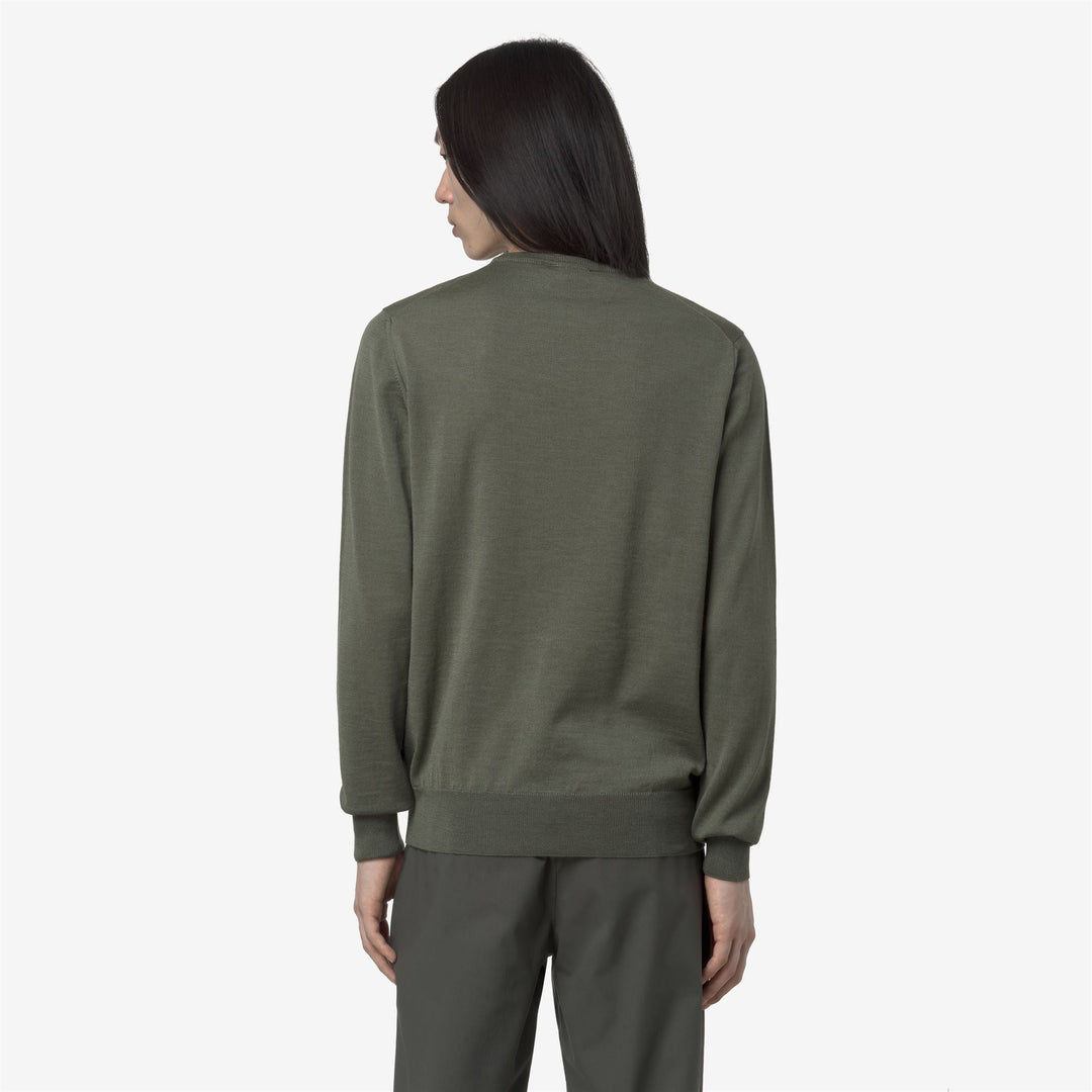 SEBASTIEN MERINO - Knitwear - Pull  Over - MAN - Green Sage