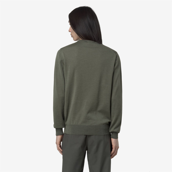 SEBASTIEN MERINO - Knitwear - Pull  Over - MAN - Green Sage