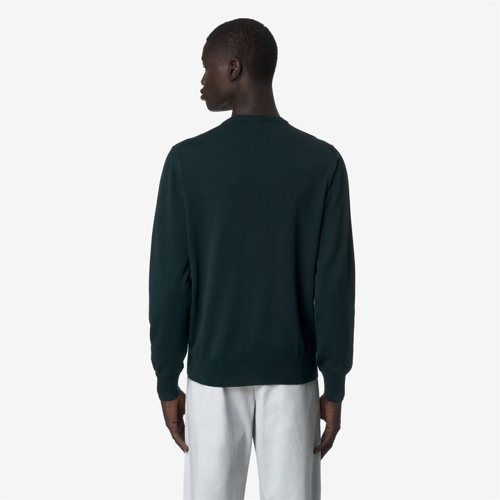 SEBASTIEN MERINO - Knitwear - Pull  Over - MAN - Green Ponderosa