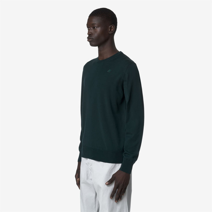 SEBASTIEN MERINO - Knitwear - Pull  Over - MAN - Green Ponderosa