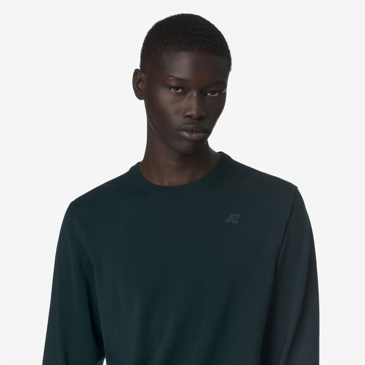 SEBASTIEN MERINO - Knitwear - Pull  Over - MAN - Green Ponderosa