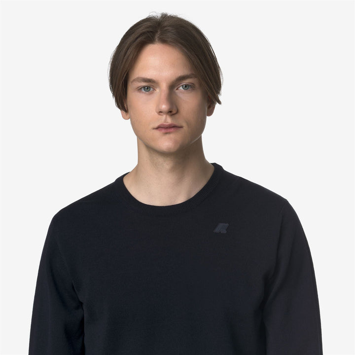 SEBASTIEN MERINO - Knitwear - Pull  Over - MAN - Blue Depth